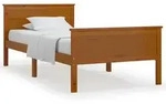 vidaXL Massivholzbett Honigbraun Kiefernholz 100x200 cm