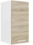 VCM K&uuml;chenm&ouml;bel H&auml;ngeschrank Esilo Wei&szlig; / Sonoma-Eiche H. 60 x B. 30 x T. 31 cm