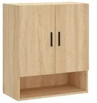 vidaXL Wandschrank Sonoma-Eiche 60 x 31 x 70 cm Holzwerkstoff