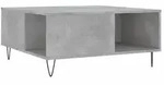 vidaXL Couchtisch Betongrau 80x80x36,5 cm Holzwerkstoff