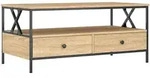 vidaXL Couchtisch Sonoma-Eiche 100x51x45 cm Holzwerkstoff