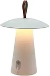 Lumisky FUNGY Kabellose Tischlampe H29CM Stahl Weiss
