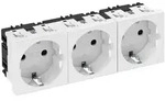 OBO Bettermann Steckdose 0 Grad, 3-fach STD-D0 RW3 6120042