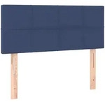 vidaXL Kopfteil Blau 90x5x78/88 cm Stoff