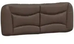 vidaXL Kopfteil-Kissen "Hvar" Braun 120 cm Kunstleder