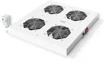 ROLINE 19-Zoll Dachl&uuml;ftereinheit 4 L&uuml;fter, Thermostat , grau