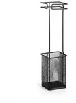 Relaxdays Regenschirmst&auml;nder, HBT 52,5 x 13,5 x 13,5 cm, Metall, eckiger