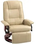HOMCOM - Relaxsessel - L78 x B87 x H100 cm - wei&szlig;
