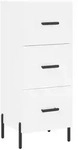 vidaXL Sideboard Wei&szlig; 34,5x34x90 cm Holzwerkstoff