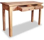 vidaXL Konsolentisch Altholz Massiv 123 x 42 x 75 cm