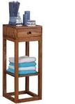 FineBuy Beistelltisch PATAN Holz Massiv Telefontisch Konsole Anrichte Regal...