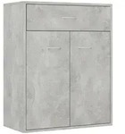 vidaXL Sideboard Betongrau 60x30x75 cm Holzwerkstoff
