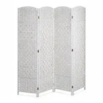 Relaxdays Paravent Raumteiler, HxB: 170 x 160 cm, faltbarer Raumtrenner, 4-teiliger