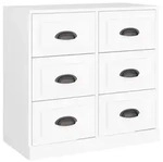 vidaXL Sideboard Wei&szlig; 70x35,5x67,5 cm Holzwerkstoff