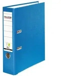 Falken 11286564 20x PP-Color-Ordner A4, R&uuml;cken 80mm, mit Einsteckschild - Aqua