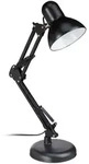 Relaxdays Retro Schreibtischlampe, Gelenk-Arm, schwenkbar, B&uuml;ro Leselampe, Metall,