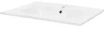 LuxeBath ML-Design Einbau-/Aufsatzwaschbecken Keramik Wei&szlig; 61 &times; 46 &times; 16,5 cm,