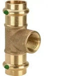 Viega T-St&uuml;ck Sanpress 2217.2 22 x Rp 1/2 x 22 mm Siliziumbronze