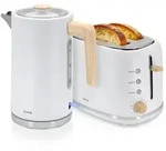 Briebe Nordic Set Toaster 2 Scheiben Breite Schlitze + Wasserkocher 1,7L
