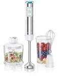 Arendo Stabmixer Edelstahl Set mit DC Motor - inkl. 800 ml Messbecher +...