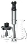 Arendo Edelstahl Stabmixer Set - vierfl&uuml;geliges Messer - P&uuml;rierstab -...