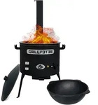 Grillpeter Utschak Asamat &Oslash;45 cm mit Kazan aus Gusseisen 12L