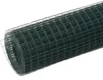 vidaXL Drahtzaun Stahl mit PVC-Beschichtung 10x1,5 m Gr&uuml;n