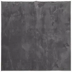 vidaXL Teppich HUARTE Kurzflor Weich und Waschbar Anthrazit 240x240 cm
