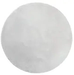 vidaXL Teppich HUARTE Kurzflor Weich und Waschbar Grau &Oslash; 100 cm