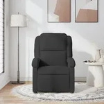 vidaXL Massagesessel Schwarz Samt