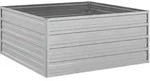 vidaXL Garten-Hochbeet 100x100x45 cm Verzinkter Stahl Silber
