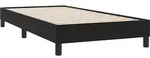 vidaXL Bettgestell ohne Matratze Schwarz 100x210 cm Samt