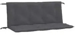 vidaXL Gartenbank-Auflagen 2 Stk. Anthrazit 120x50x7 cm Oxford-Gewebe