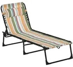 Outsunny - Sonnenliege - 189Lx58Wx30Hcm - Mehrfarbig