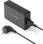 Hama 5-Fach USB-C Ladestation 240W, GaN Schnellladeger&auml;t