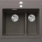 BLANCO GmbH + Co KG Blanco Pleon 6 Split - 527322 Vulkangrau - Granitsp&uuml;le,