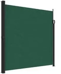 vidaXL Seitenmarkise Ausziehbar Dunkelgr&uuml;n 200x600 cm