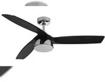 Lucci DC Deckenventilator Bronx Chrom mit LED & Fernbedienung 132