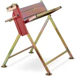 Relaxdays S&auml;gebock mit Kettens&auml;genhalterung, Kettenschutz, Messstab, bis 120 kg,