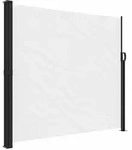 vidaXL Seitenmarkise Ausziehbar Wei&szlig; 180x300 cm