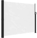 vidaXL Seitenmarkise Ausziehbar Wei&szlig; 160x300 cm