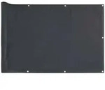 vidaXL Balkon-Sichtschutz Anthrazit 400x120 cm PVC