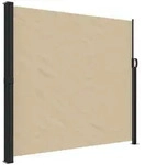 vidaXL Seitenmarkise Ausziehbar Beige 180x600 cm