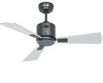 eco neo III 92, ventilator ohne licht, geh&auml;use in anthrazit, fl&uuml;gel in wenge und