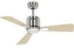 eco neo III 92, ventilator ohne licht, geh&auml;use aus geb&uuml;rstetem stahl, fl&uuml;gel aus