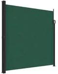 vidaXL Seitenmarkise Ausziehbar Dunkelgr&uuml;n 200x500 cm