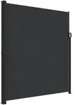 vidaXL Seitenmarkise Ausziehbar Schwarz 220x300 cm