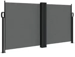 vidaXL Seitenmarkise Ausziehbar Anthrazit 120x1000 cm