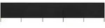 vidaXL 5-teiliges Windschutzgewebe 600 x 160 cm Schwarz