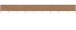vidaXL 9-teiliges Windschutzgewebe 1200 x 120 cm Taupe